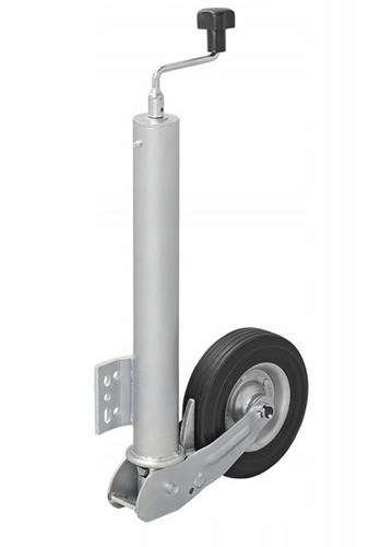 Auto folding jockey wheel with - wheel,