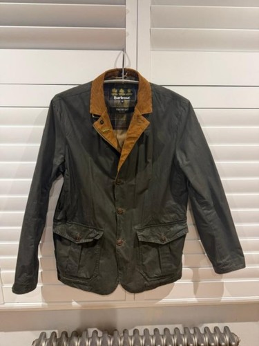 Barbour lutz mens wax jacket - barbour,