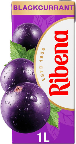 Ribena blackcurrant juice - ribena,