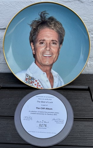 Cliff richard plate danbury - cliff,