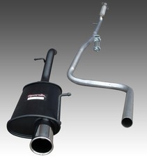 Ford Fiesta Mk6 1.4 Sportex Exhaust T/Box Single 3" plus Race Tube