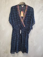 Monsoon Navy Blue Patterned