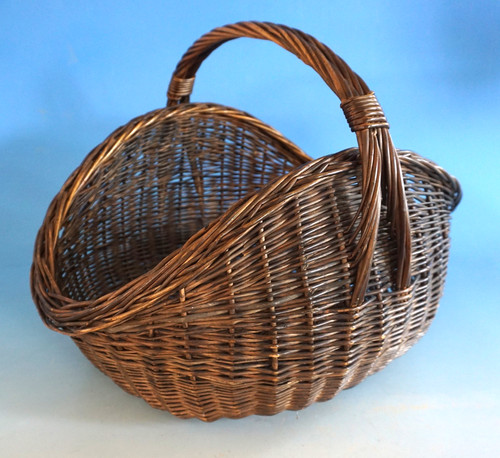 Vintage wicker basket handle