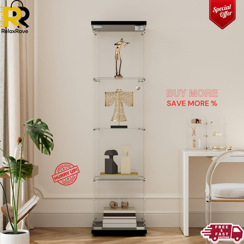 Beauty4u shelf glass - glass, display