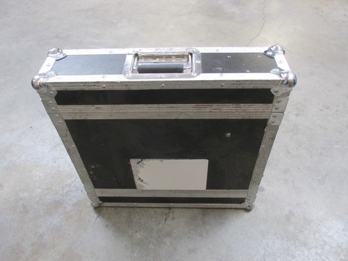 Black rack flight case - black,