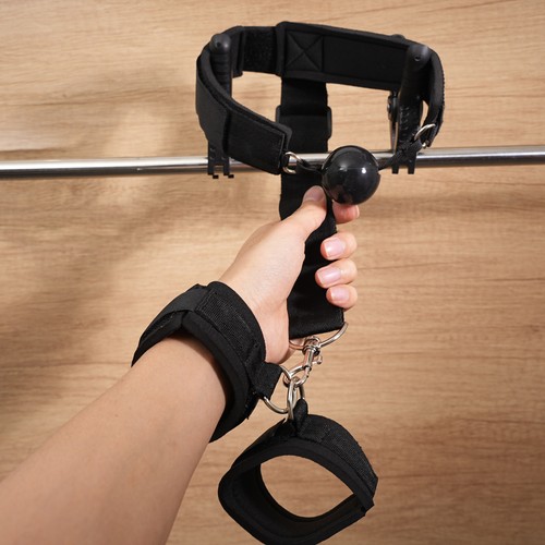Bondage handcuffs neck - neck, collar