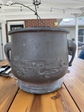 Bronze Planter Japanese Koi