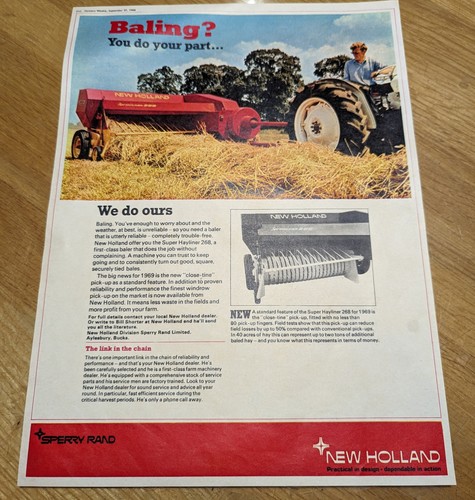 1968 new holland - new, super