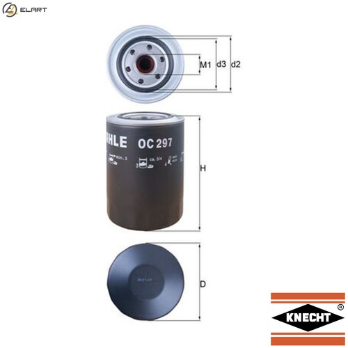 Oil filter 297 - filter,