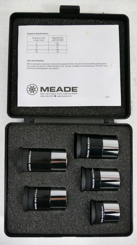 Meade telescope eyepieces set - eyepieces,