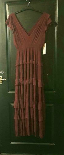 Bnwt jigsaw burgundy maxi - burgundy,