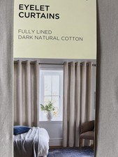 Natural Dark Lined Cotton