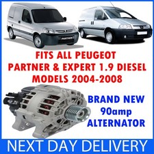 Peugeot Partner & Expert 1.9 D Diesel 2004-2008 Alternator Van MPV 222 224 5F