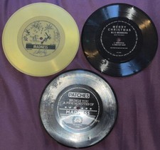 A Collection of 3 Madness 1980’s Flexi Discs MIS, Patches & Take It Or Leave It