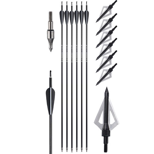 Aluminum arrows screw in - 30", screw-in