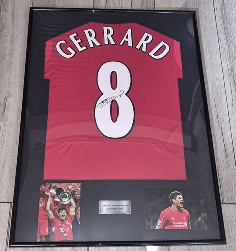 Signed football shirt gerrard - football,