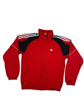 Adidas Retro Red Y2K Zip Track