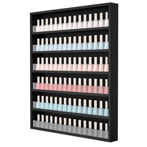 Tier wall salon display - 6-tier,
