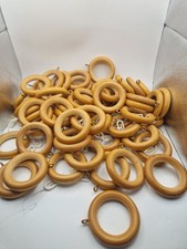 Wooden Curtain Rings with