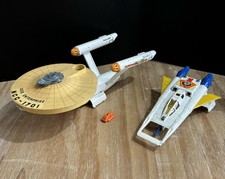 Dinky 358 Star Trek USS Enterprise + Shuttle 1976/Corgi Buck Rogers Starfighter