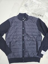 NEWmens HOLLAND ESQUIRE hybrid jacket knitted wool mix size L RRP £300