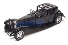 Franklin Mint 1/24 Scale 31025G - 1930 Bugatti Royale Coupe - Black/Blue