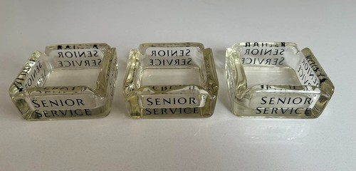 Senior service ashtrays - service,