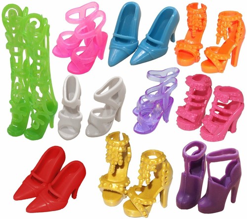 10x dolls shoes heels made - dolls,