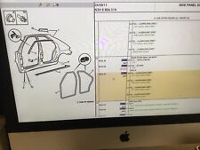PEUGEOT 306 5dr REAR  left or right door rubber SEAL 9023K2 9023x7