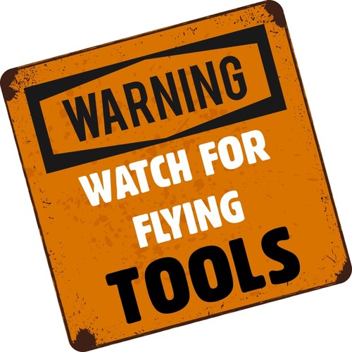 Funny watch for flying tools - flying,