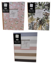 Slip In Photo Albums 6 x 4 Holds 100 Photos Family Memories Gift Floral Design