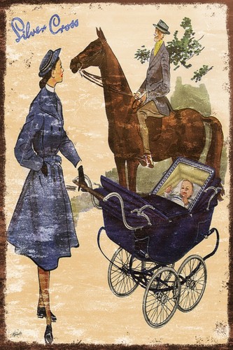 Silver cross pram advert - advert, aged