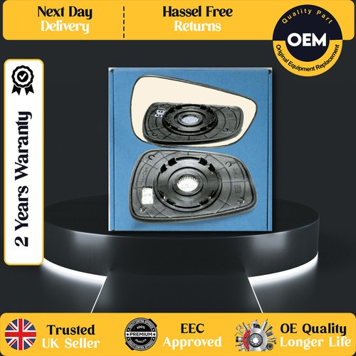 Heated wing mirror glass with - wing,