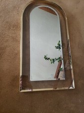 Vtg MCM Lg Art Deco Arched