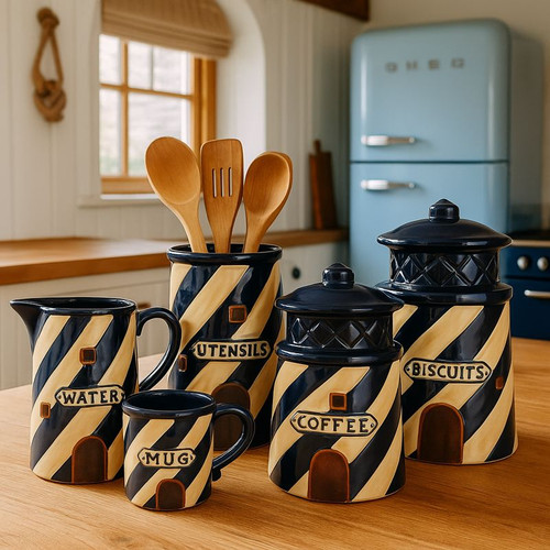 Coastal lighthouse striped - coastal,