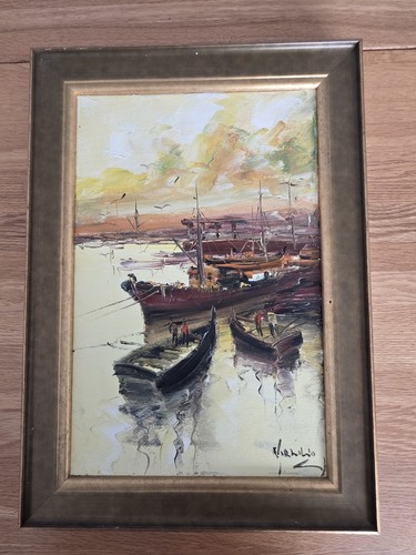 Vtg original oil painting - vtg,