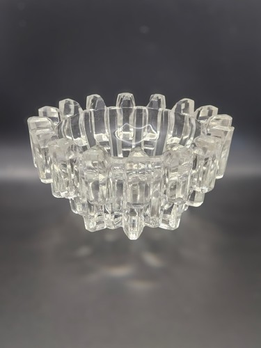 Vintage clear pressed - clear, glass
