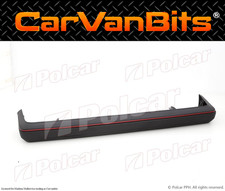 FOR VW GOLF II 2 MK2 19E 1G 1983-1989 BUMPER REAR SET BLACK CENTRE NEW