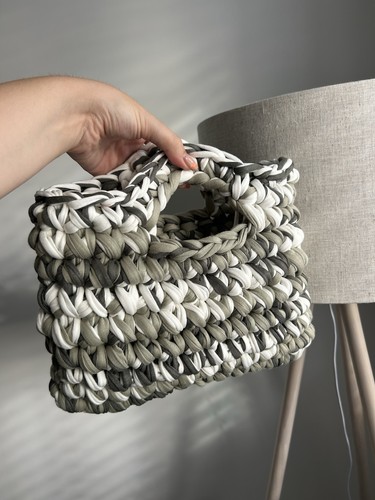 Handmade crochet mini clutch - mini,
