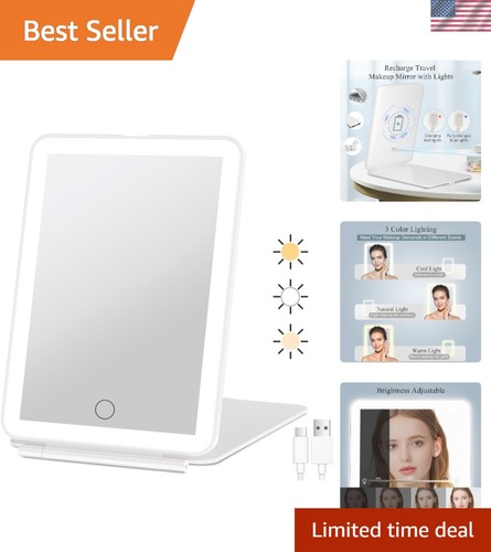 White rechargeable travel - white,