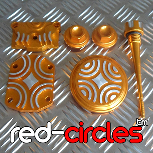 Gold pit dirt bike - gold, cnc