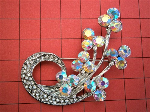Bt762 silver tone diamante - bt762*),