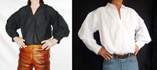 Pirate/ fencing /rock star/Morris cotton shirt, Goth, Rocabilly, fancy dress,new