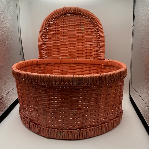 Vintage pink wicker - vintage,
