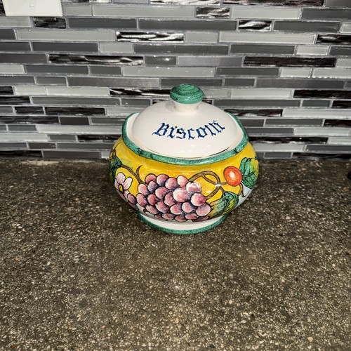 Hand painted italian ceramic - painted,