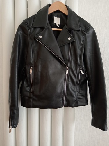 Black faux leather - black,