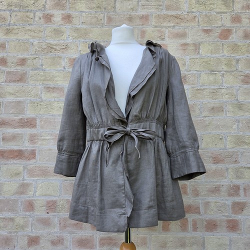 Zara linen jacket size large - size,