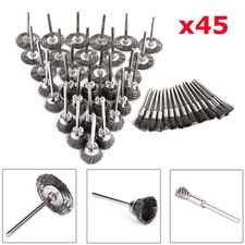 45 x Wire Cup Mix Brush Set