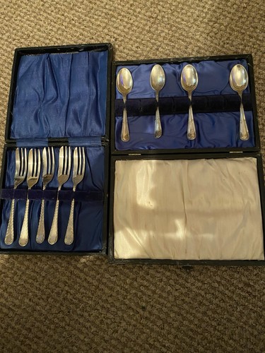 Silver plated spoons - silver, forks