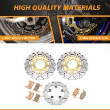 Front Rear Brake Discs Pads